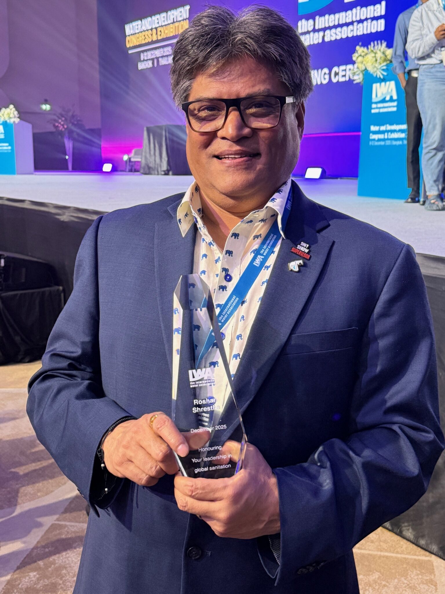 D Roshan Raj Dr. Roshan Raj Shrestha received the first IWA Global Sanitation Leader ...